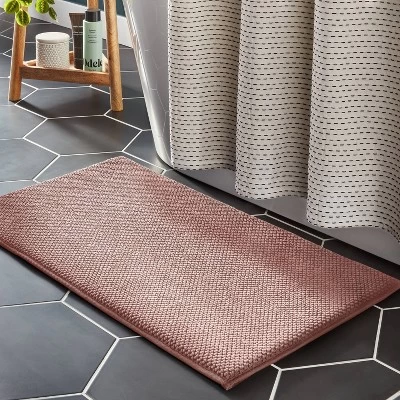 20"x34" Performance Plus Cotton Memory Foam Bath Rug - Threshold™ 1 20"x34" Performance Plus Cotton Memory Foam Bath Rug - Threshold™