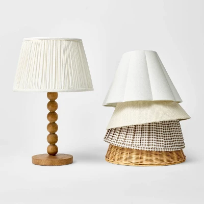 Turned Wood Stick Lamp Base Brown - Threshold™ Designed With Studio McGee 5 Turned Wood Stick Lamp Base Brown - Threshold™ Designed With Studio McGee - Image 5