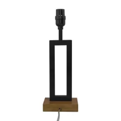Weston Window Small Lamp Base Black - Threshold™: Modern Rectangle, No Assembly Required, ETL Listed -Haven Home Store GUEST 00c0db3b a105 4c2e abb8 feb4044260b3