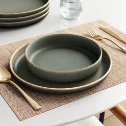 Stoneware Tilley Dinner Bowl Olive Green - Threshold™