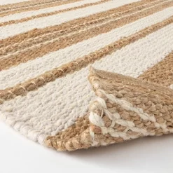 Riverton Striped Jute/Wool Area Rug Tan - Threshold™ Designed With Studio McGee -Haven Home Store GUEST 0110659e 2efa 4ebf ba67 8ab0cc06e3ac