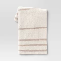 Cozy Feathery Knit Border Striped Throw Blanket - Threshold™ -Haven Home Store GUEST 033014fb 6e20 4ded 80c7 123afb387dc4