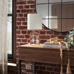 Glass Cylinder Mini Table Lamp With Open Base Clear - Threshold™ -Haven Home Store GUEST 04077750 f11b 4d3e 92d2 0b30995a75bf