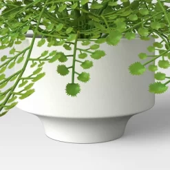 Large Fern In Modern Pot Artificial Hair Arrangement - Threshold™ -Haven Home Store GUEST 0566140d 04eb 475c a4b2 e4d5d3f09cfe