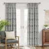 1pc Blackout Printed Matelasse Window Curtain Panel - Threshold™