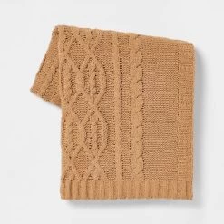 Cable Knit Chenille Throw Blanket - Threshold -Haven Home Store GUEST 06c3534e e724 4660 bffd 3fc0a2800797