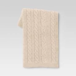 Chunky Cable Knit Reversible Throw Blanket - Threshold™ -Haven Home Store GUEST 06ca9c1b c703 4629 911d d2ce62f00d4e