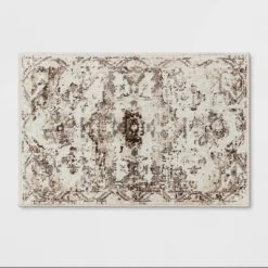 Stanfield Companion Distressed Scroll Area Rug Cream - Threshold™ 9 Stanfield Companion Distressed Scroll Area Rug Cream - Threshold™ -Haven Home Store GUEST 0726d2b4 5e5f 4492 8635 4c8273a2e480