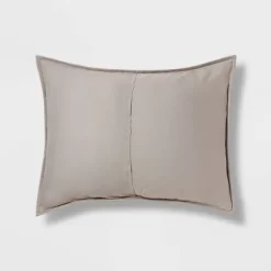 Gray Stitched Stripe Sham (Standard) - Threshold™ -Haven Home Store GUEST 083794e0 cf67 46a3 9882 88543ba34326