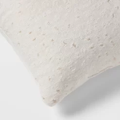 18"x18" Luxe Leopard Jacquard Square Decorative Pillow Ivory - Threshold™ -Haven Home Store GUEST 09b6ce5f b220 4b7a b674 5110eb1abf80