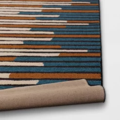 Striped Area Rug Turquoise/Yellow - Threshold™ -Haven Home Store GUEST 0b4a0035 fe47 415b b8bc 835b26f69969