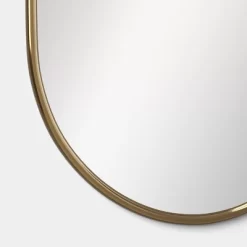 24"x36" Metal Tube Wall Mirror Gold - Threshold™ -Haven Home Store GUEST 0c6cc8a5 dfea 4320 af60 0bca3fd0816c