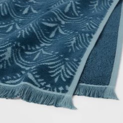 Plush Scallop Towel Teal Blue - Threshold™ -Haven Home Store GUEST 0f3baf99 21c1 4566 bc50 f03d88b13376