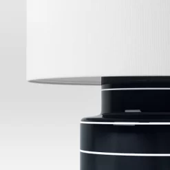 Glossy Table Lamp Navy And White (Includes LED Light Bulb) - Threshold™ 5 Glossy Table Lamp Navy And White (Includes LED Light Bulb) - Threshold™ -Haven Home Store GUEST 0f8f586d 58b0 484f 97b1 53b07fa26894