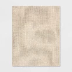 Chunky Knit Reversible Throw Blanket - Threshold™ -Haven Home Store GUEST 1154daf9 62d5 444e 814e df2e0b282f97