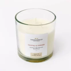 Clear Glass Santal & Ginger Candle White - Threshold™ Designed With Studio McGee -Haven Home Store GUEST 133d9fdf 67f9 454f bb07 36d647d7b08b