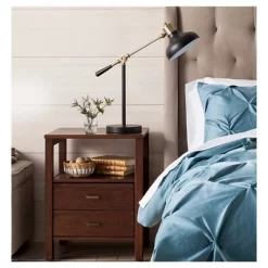 Crosby Schoolhouse Desk Lamp Black - Threshold™: Adjustable Stand, ETL Listed, Metal Shade, No Assembly Required -Haven Home Store GUEST 1388b42a 2687 4f58 b287 a20b4e78563e