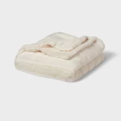 55"x80" Faux Fur Ribbed Bed Throw - Threshold™ 7 55"x80" Faux Fur Ribbed Bed Throw - Threshold™ -Haven Home Store GUEST 1412c4ed 1509 4a81 9995 dfeb944120c0