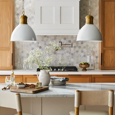 Metal Dome Pendant - Threshold™ Designed With Studio McGee 1 Metal Dome Pendant - Threshold™ Designed With Studio McGee