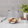 75oz Glass Jar And Lid - Threshold™: Clear Food Storage, Candy & Cookie Jar, Hand Wash, 8.4" Height