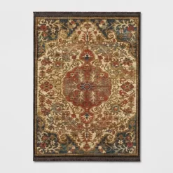 Floral Woven Medallion Persian Rug - Threshold -Haven Home Store GUEST 15dbed82 385b 4f98 ac73 439d770df88f