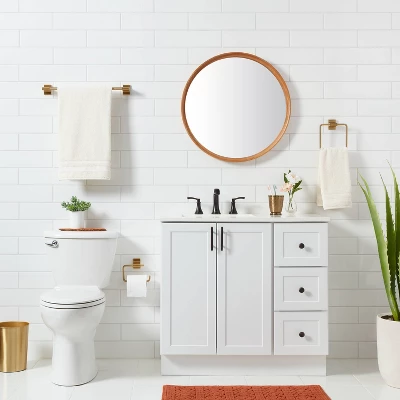 3pc Modern Bath Hardware Set - Threshold™ 1 3pc Modern Bath Hardware Set - Threshold™