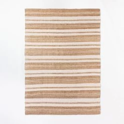 Riverton Striped Jute/Wool Area Rug Tan - Threshold™ Designed With Studio McGee -Haven Home Store GUEST 165a2fb4 ddce 4cf5 8ba0 34ba0b546b4a