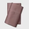 King 800 Thread Count Solid Performance Pillowcase Set Mauve - Threshold™