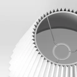 Small Pleated Lamp Shade White - Threshold™: Empire Shape, Cotton/Nylon, 7" H -Haven Home Store GUEST 1863adae ab08 4eaf a6fa f647a3c5cf19