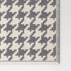 50''x60'' Oversized Chenille Woven Houndstooth Throw Blanket Gray/Neutral - Threshold™ -Haven Home Store GUEST 190eb2f1 64ca 4b3d be91 9e211292249f