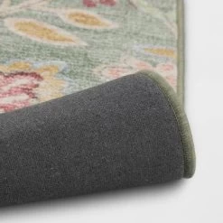 28"x84" Floral Memory Foam Runner Rug Sage Green - Threshold™ -Haven Home Store GUEST 1955b3d9 c1c2 4323 bef0 b284223bb077