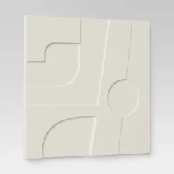 (Set Of 4) 12" X 12" 3D Decorative Graphic Tiles White - Threshold™ -Haven Home Store GUEST 1963ffe9 2bd1 4345 85cf 92ccca36cec5