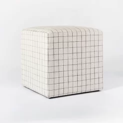 Lynwood Square Upholstered Cube - Threshold™ Designed With Studio McGee -Haven Home Store GUEST 1afdd8c6 7f38 45c0 a987 618b90e96fa5