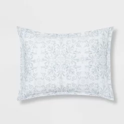 7pc Medallion Comforter Bedding Set With Sheets Blue - Threshold™ -Haven Home Store GUEST 1b3805ea 46f0 414b 99d5 1915257d6441