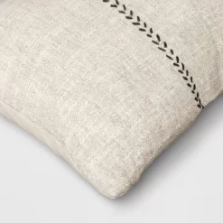 Oversized Stitched Lumbar Throw Pillow Neutral - Threshold™ 6 Oversized Stitched Lumbar Throw Pillow Neutral - Threshold™ -Haven Home Store GUEST 1b3e6912 537b 4a18 a3c5 485cfb4f0792