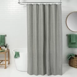 Waffle Weave Shower Curtain - Threshold™