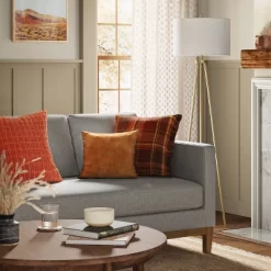 Washed Cotton Velvet Throw Pillow - Threshold™