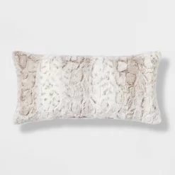 Snow Leopard Ombre Faux Fur Throw Pillow - Threshold™ -Haven Home Store GUEST 1e817be4 3c62 4c19 a8dd 3d56b4661eb3