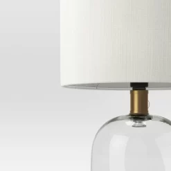 Glass Cylinder Mini Table Lamp With Open Base Clear - Threshold™ -Haven Home Store GUEST 1f14c873 4b74 4c73 a623 c80d2dde31a2