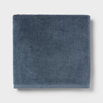 Luxe Textured Dot Towel Blue - Threshold™ 2 Luxe Textured Dot Towel Blue - Threshold™ - Image 2