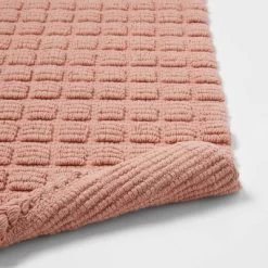 20"x32" Square Tufted Bath Rug Clay Pink - Threshold™ -Haven Home Store GUEST 1fd0ba5f e294 426b 9282 7214e9ac95bf
