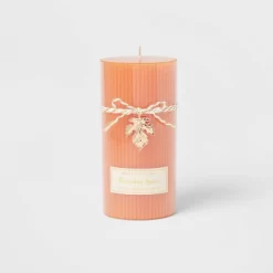 Ribbed Pillar Pumpkin Spice Candle - Threshold™ -Haven Home Store GUEST 21f896e1 bbe7 4559 bf5f bbe5f97832cd