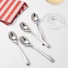 4pc Harrington Cocktail Spoon Set Silver - Threshold™