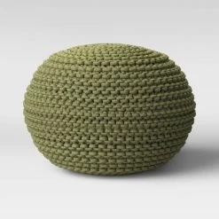 Cloverly Chunky Knit Pouf - Threshold -Haven Home Store GUEST 24a7bfa9 549d 4ca6 8546 bc96f50f93fd