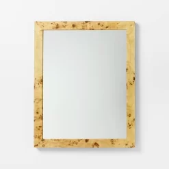 24"x30" Burl Wood Wall Mirror - Threshold™ Designed With Studio McGee -Haven Home Store GUEST 25a8c582 9364 462d a872 e660d13293f9
