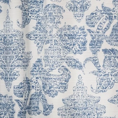 1pc Light Filtering Charade Floral Window Curtain Panel - Threshold™ 4 1pc Light Filtering Charade Floral Window Curtain Panel - Threshold™ - Image 4