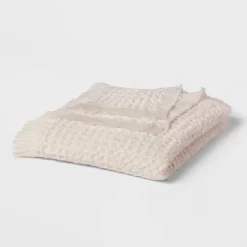 60"x80" Waffle Bed Throw - Threshold™ -Haven Home Store GUEST 26ac8350 1ad1 4f14 bd25 594e542add76