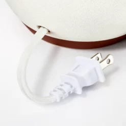 Ceramic Table Lamp With Gingham Print Pleated Shade White (Includes LED Light Bulb) - Threshold™ Designed With Studio McGee -Haven Home Store GUEST 27cadcf6 3a70 4c09 bf47 cd7e6352c324