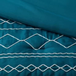 5pc Diamond Stitch Comforter Bedding Set Dark Teal Blue - Threshold™ -Haven Home Store GUEST 288961f1 25da 4d33 b3f6 d093928f1f12