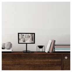 4" X 6" Modern Standing Single Picture Frame Black - Threshold™: Metal, Tabletop Display, Glass Glazing -Haven Home Store GUEST 289dcd4e 59c4 4b1c 99af a18e4d80d492